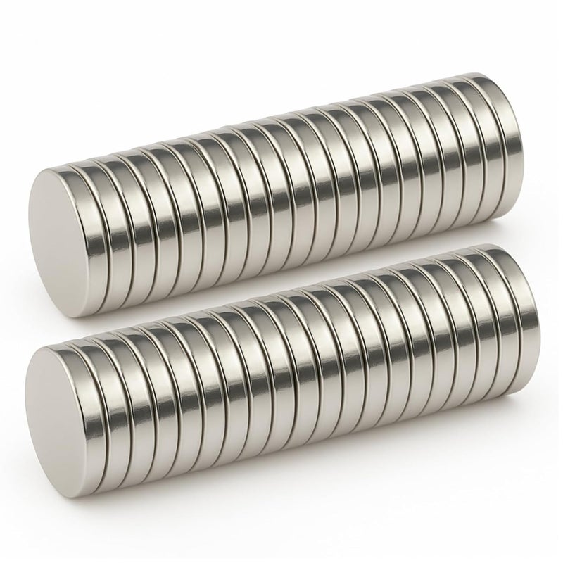Aolvo Metal Collar Stay Magnets, Strong Magnets for Collar Stays Magnetic, Valued Pack in a Gift Box (Silver, 40Pcs) - Image 1